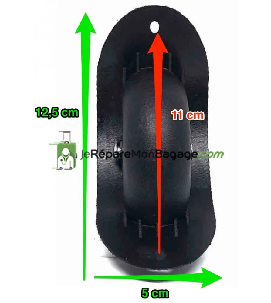 2 Roulettes de Bagage et Sac de Voyage RR140 I3D D+G