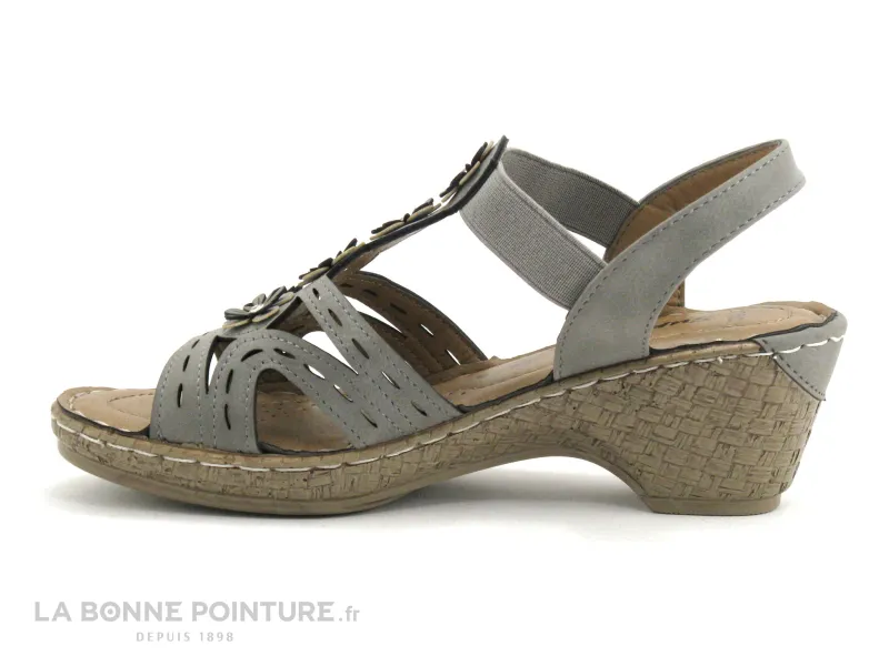 Achat chaussures Linea Supremo Femme Sandale et Nu-pieds, vente Linea Supremo 6927808 grey - Nu-pieds Femme gris