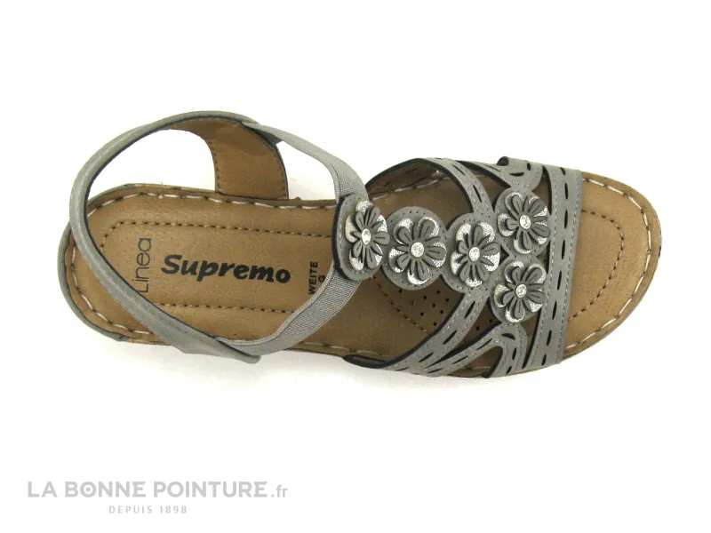Achat chaussures Linea Supremo Femme Sandale et Nu-pieds, vente Linea Supremo 6927808 grey - Nu-pieds Femme gris