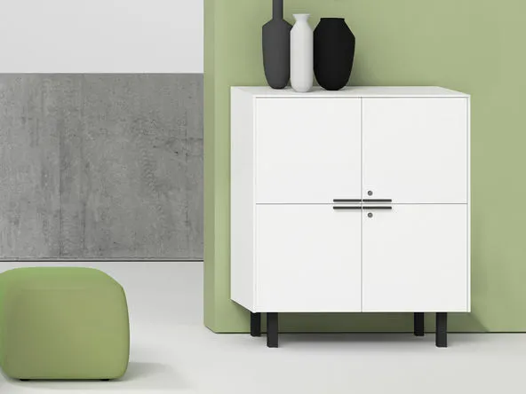 Armoire mi-haute Cadi L103 H123 - Denomics