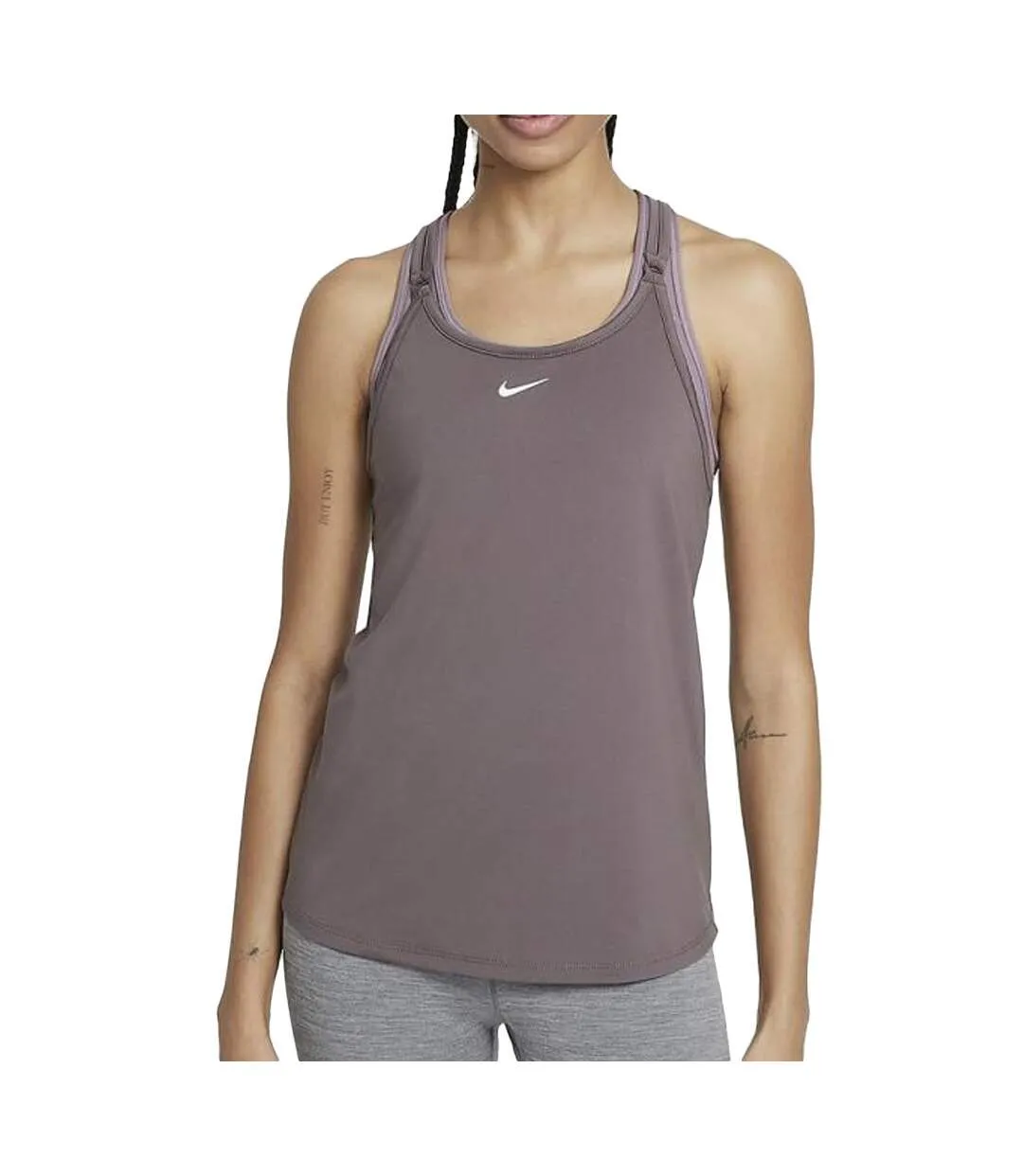 Débardeur Mauve Femme Nike One Luxe