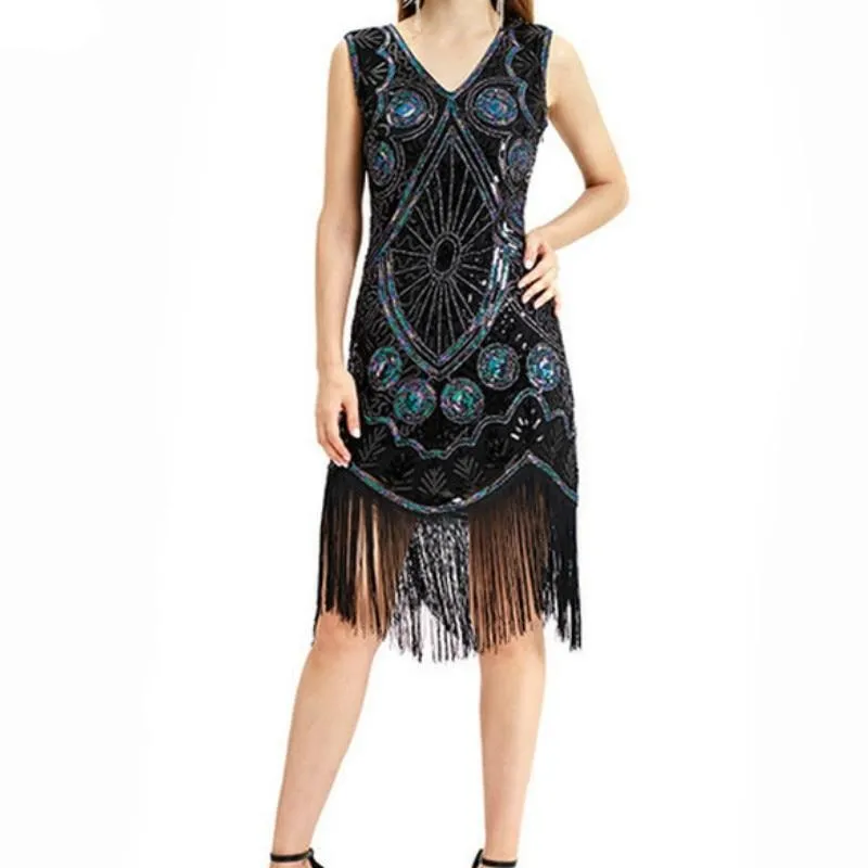 Robe Gatsby Courte  Noire